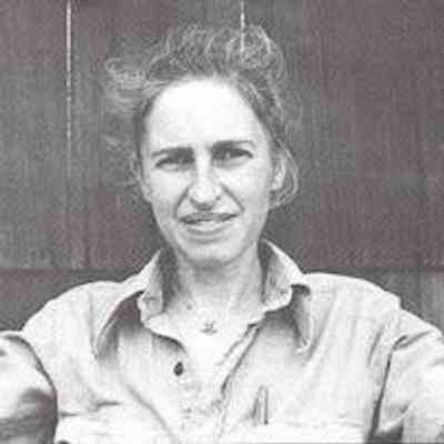 Selma Miriam - Bloodroot Founder: Postcard - Photo by Linda Montecalvo