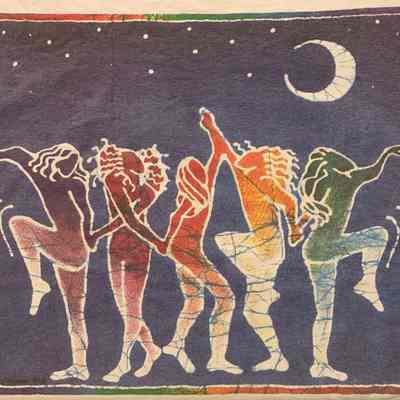 Rainbow Dancing Women
