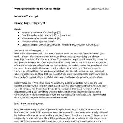Full Interview Transcript