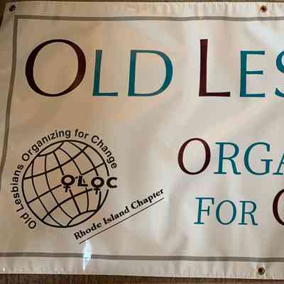 Banner used for marches and exhibits, etc.