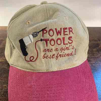 Power Tools Are a Girl's Best Friend Cap