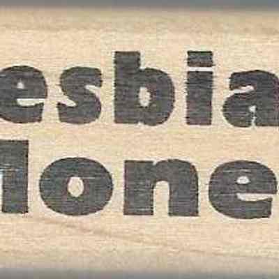 Lesbian Money - Rubber Stamp