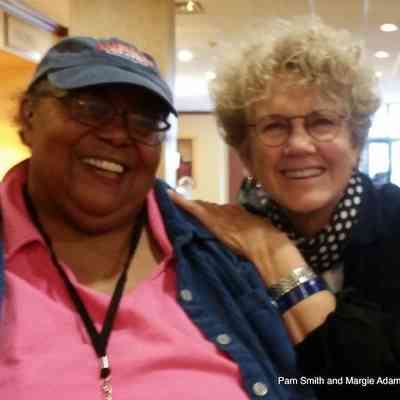 Pam Smith with Margie Adam - Date unknown