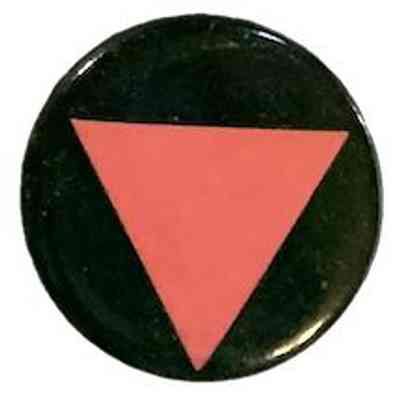 Pink Triangle on Black background