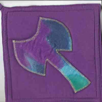 Labrys Pot Holder
