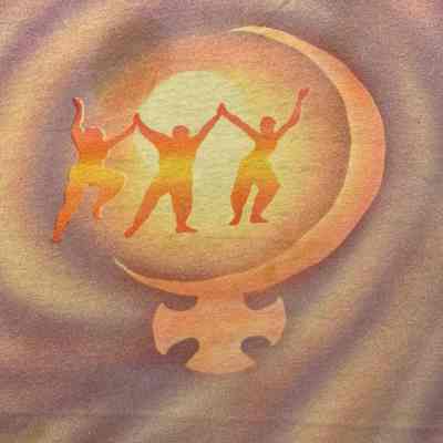 Women Dancing in Women Symbol