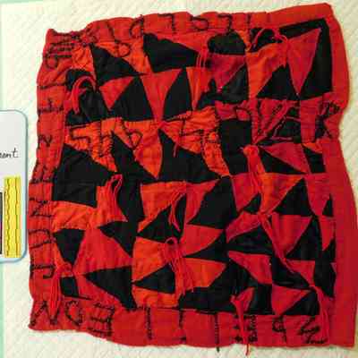 Untitled (Half-Square Triangles)