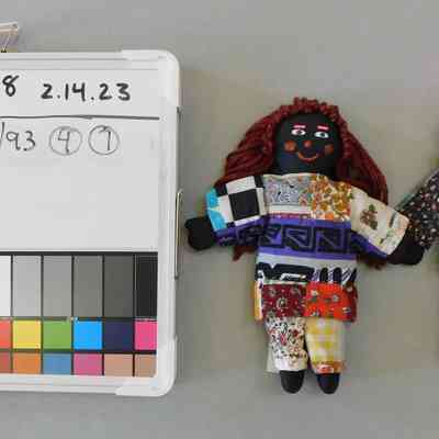Double-Sided Doll with Patchwork Clothes