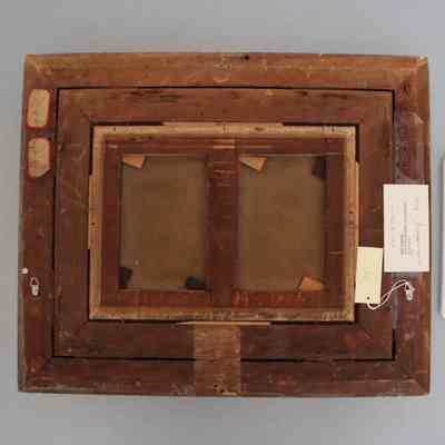 Before conservation treatment, verso.