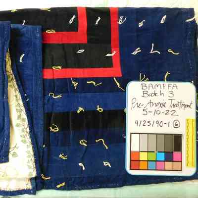 Untitled (Roman Stripe Medallion)