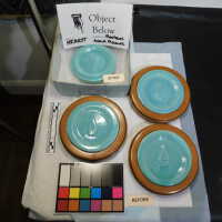          Pale mint blue ceramic plaque picture number 60
