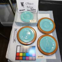          Pale mint blue ceramic plaque picture number 61
