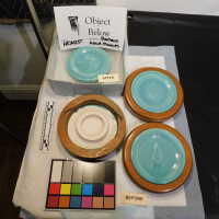          Pale mint blue ceramic plaque picture number 63
