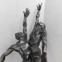          Basketball Players/Two Figures Reaching picture number 36
