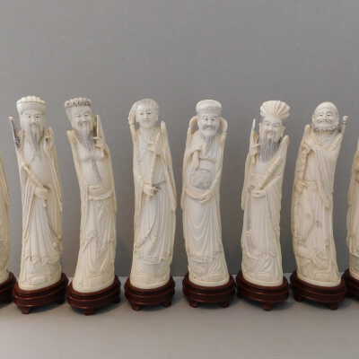 Client: Saylor. Item: Eight Immortals Figurines