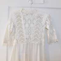          Client: Roberts. Item: Edwardian Cotton Eyelet Wedding Dress picture number 72

