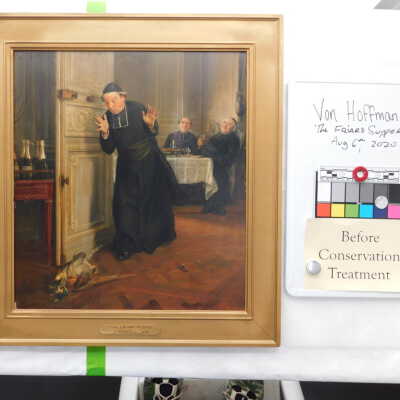 "The Friar's Supper" painting