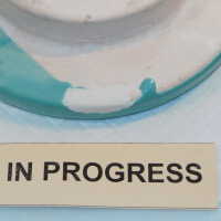          Pale mint blue ceramic plaque picture number 50
