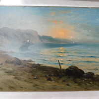          Seascape by Nels Hagerup painting picture number 176

