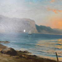          Seascape by Nels Hagerup painting picture number 178
