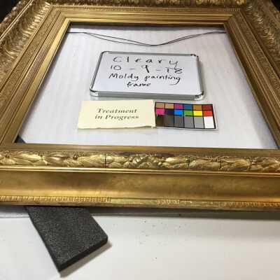 Bottom of frame after retouching 