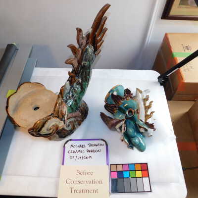 Before, head and body separate