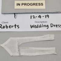          Client: Roberts. Item: Edwardian Cotton Eyelet Wedding Dress picture number 60
