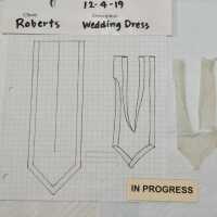          Client: Roberts. Item: Edwardian Cotton Eyelet Wedding Dress picture number 61
