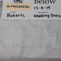         Client: Roberts. Item: Edwardian Cotton Eyelet Wedding Dress picture number 62
