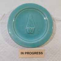          Pale mint blue ceramic plaque picture number 52
