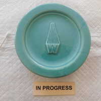          Pale mint blue ceramic plaque picture number 54

