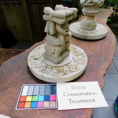 Decorative composite sculptures