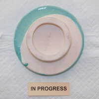          Pale mint blue ceramic plaque picture number 55
