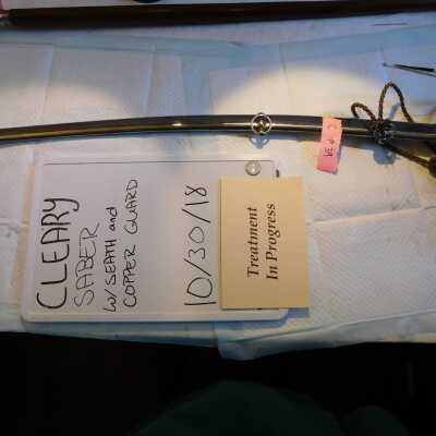 Saber with Copper Guard