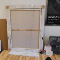 Woman in blue dress with raised arms - Image 2