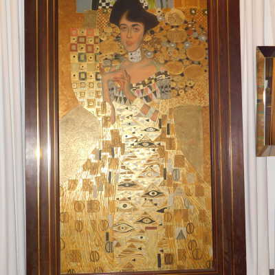 "Adele Bloche-Bauer I" after Klimt