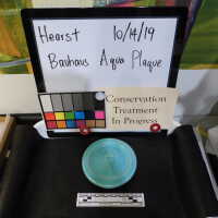          Pale mint blue ceramic plaque picture number 57
