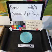          Pale mint blue ceramic plaque picture number 58
