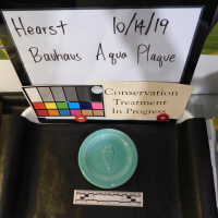          Pale mint blue ceramic plaque picture number 59
