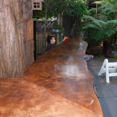Wood table