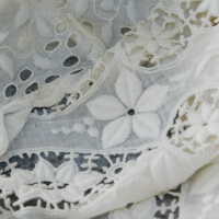          Client: Roberts. Item: Edwardian Cotton Eyelet Wedding Dress picture number 52
