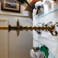          Brass candlestick lamps picture number 3
