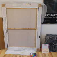 Woman in blue dress with raised arms - Image 4