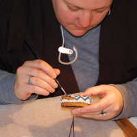          Beaded Parcheezi Game with Ivory Pieces picture number 43
