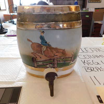 Ceramic Keg with Brass Spout #2