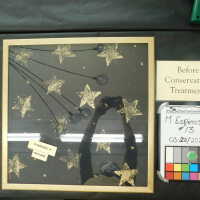          Stars in gold diamond-shape frame picture number 2
