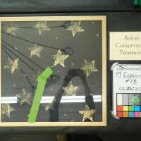          Stars in gold diamond-shape frame picture number 4
