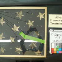          Stars in gold diamond-shape frame picture number 6

