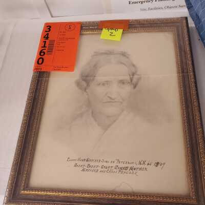 B&W Portrait of a Great Great Great Grandmother, 1809