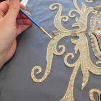          Client: Sondeno. Item: Swedish Royal Coat of Arms embroidery picture number 52

